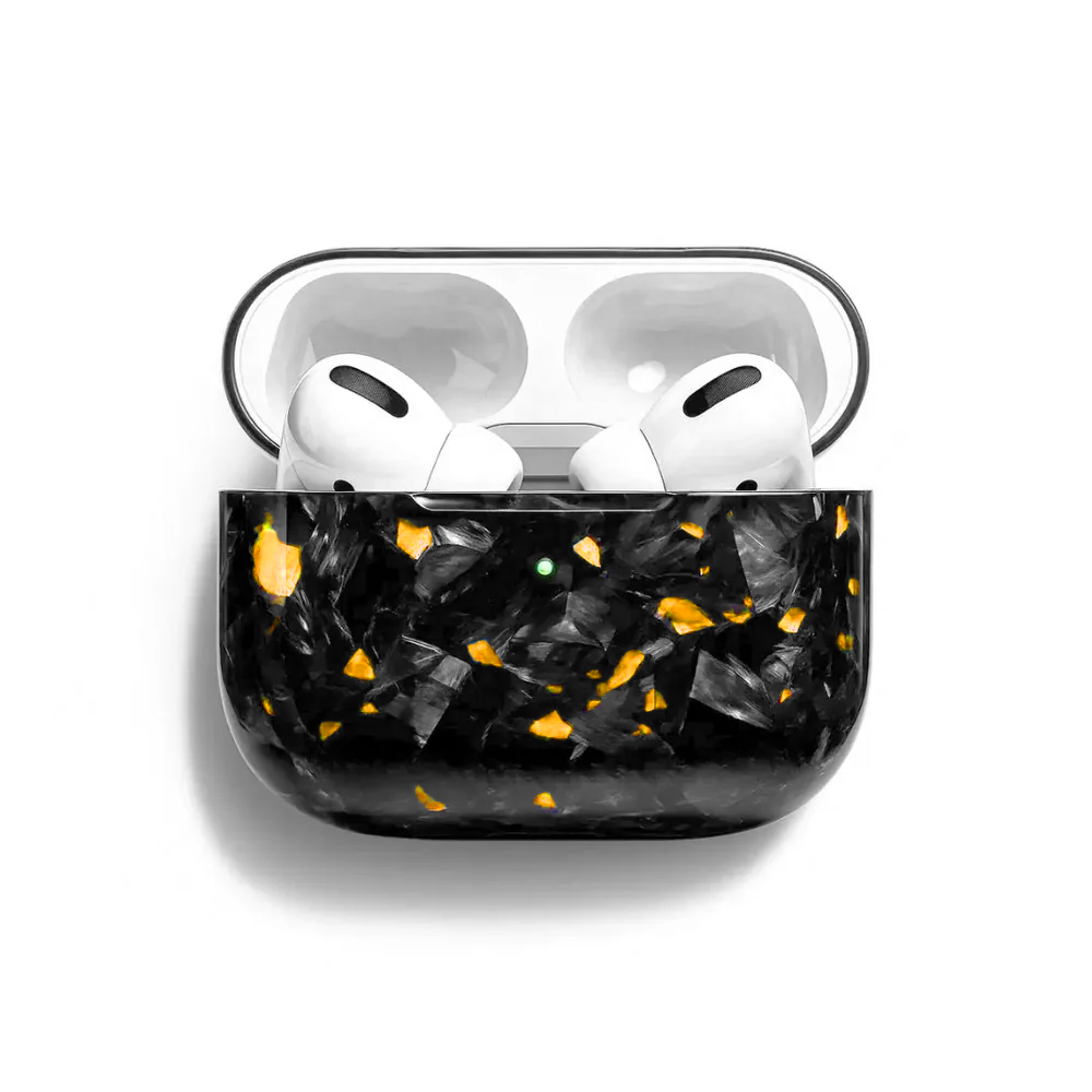 Forged Carbon AirPods Case | Gold