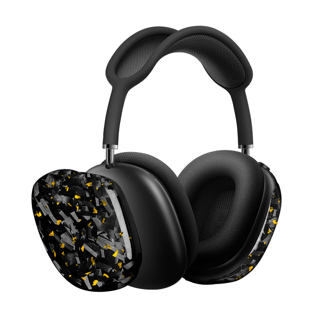 Forged Carbon AirPods Max Case | Gold